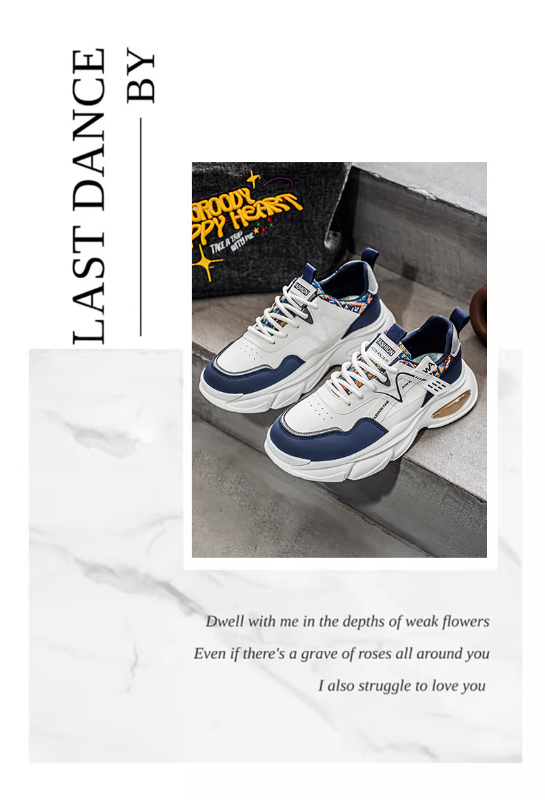 Gepolsterte Plateau-Sneaker für Herren mit Schnürung – Freizeitschuhe detail 5