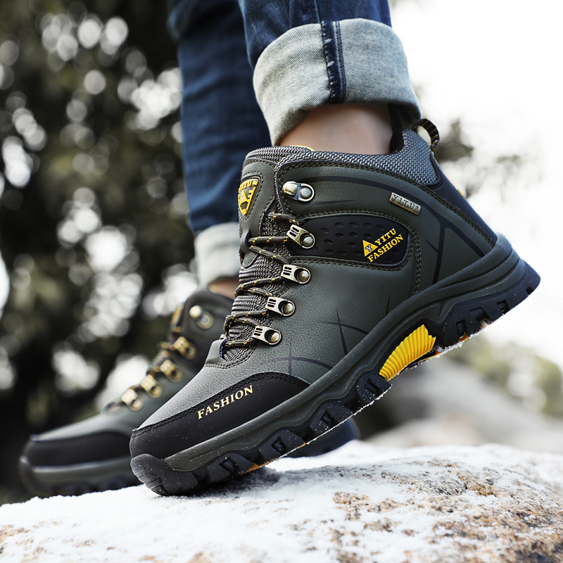 Rutschfeste Schnür-Wanderstiefel für Herren detail 12