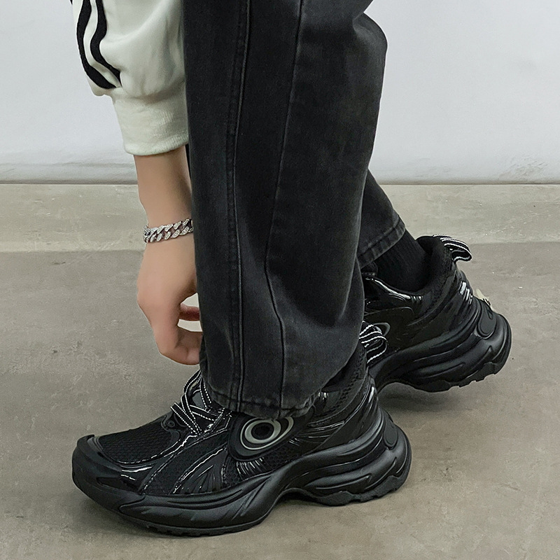 Unisex ademende platform sneakers met demping detail 6