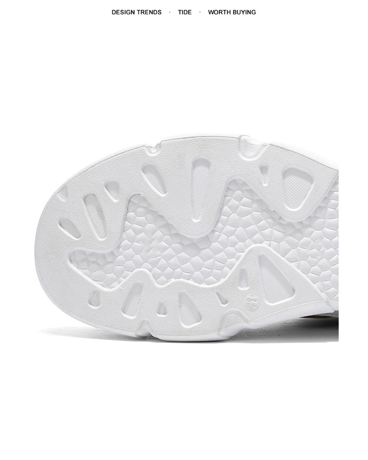 Sneakers stringate da uomo con plateau e suola ammortizzata detail 4