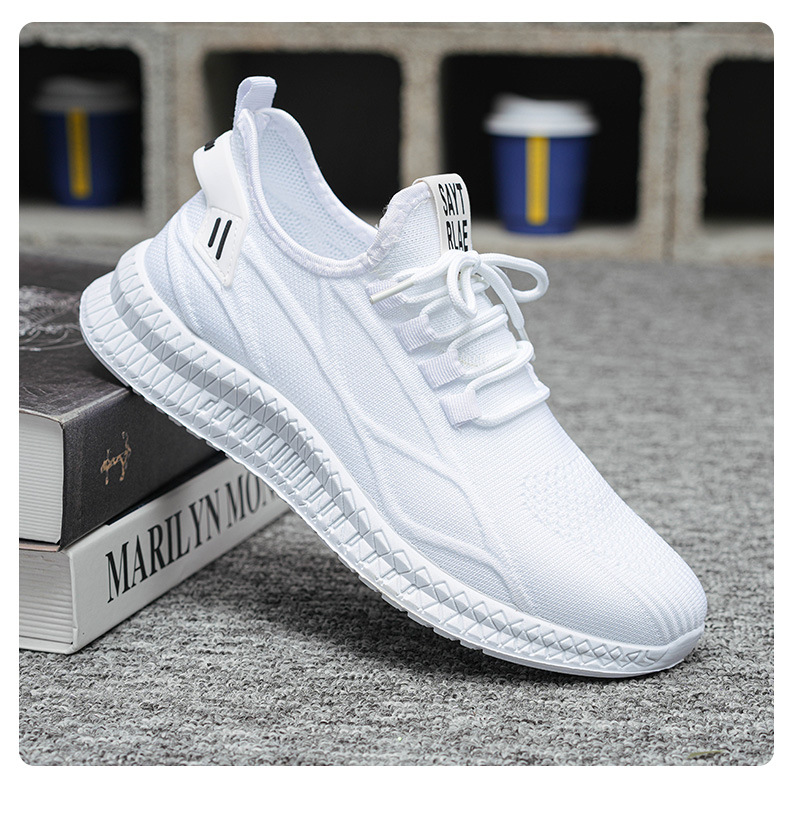 Men's Breathable Knit Lightweight Running Shoes detail 11