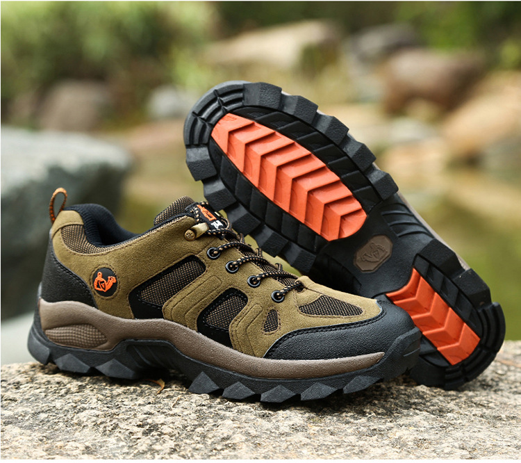 Scarpe sportive outdoor unisex traspiranti e antiscivolo stringate detail 10