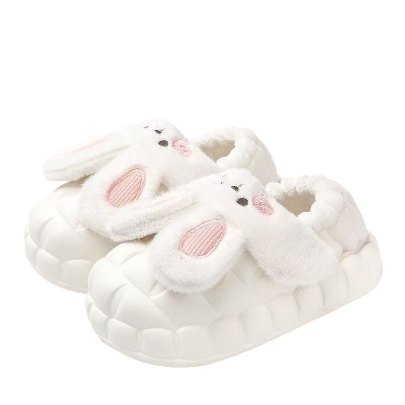 Pantofole da donna in morbido peluche a coniglietto 4