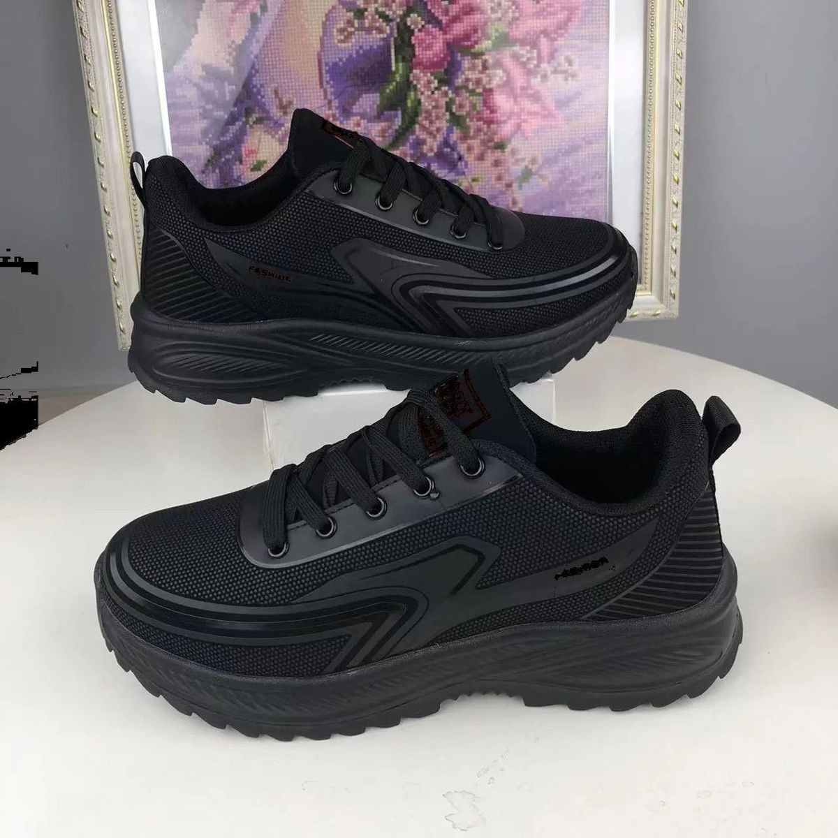 Atmungsaktive gedämpfte Laufschuhe für Herren aus Mesh 5