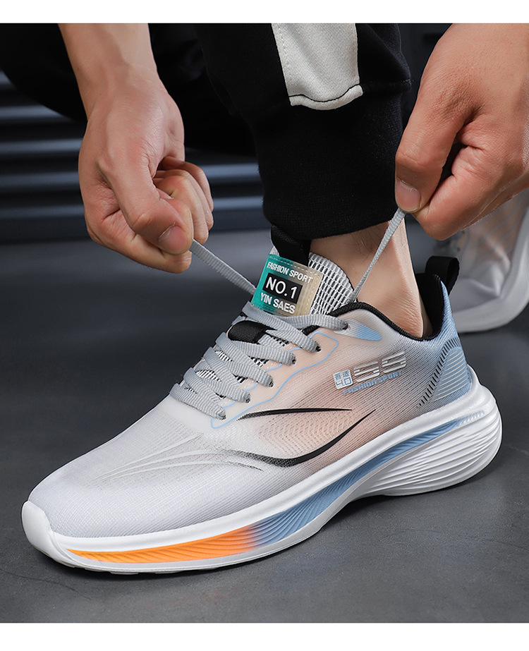 Atmungsaktive, dämpfende & leichte Herren-Laufschuhe detail 2