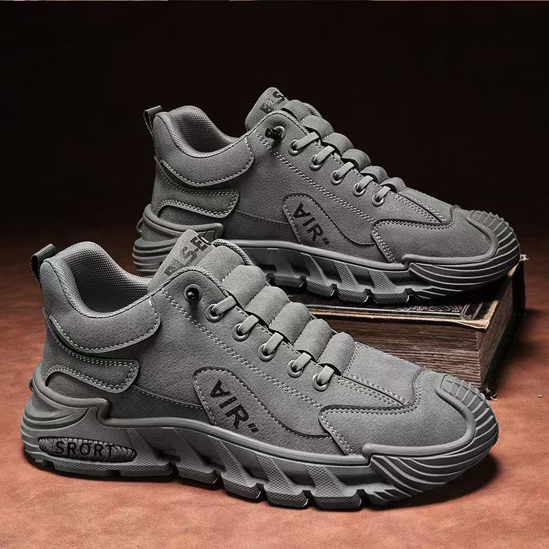 Atmungsaktive Herren-Skateschuhe mit Schnürung & Plateau detail 13