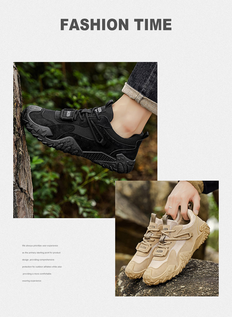 Men's Breathable Non-Slip Lace-Up Athletic Shoes detail 2
