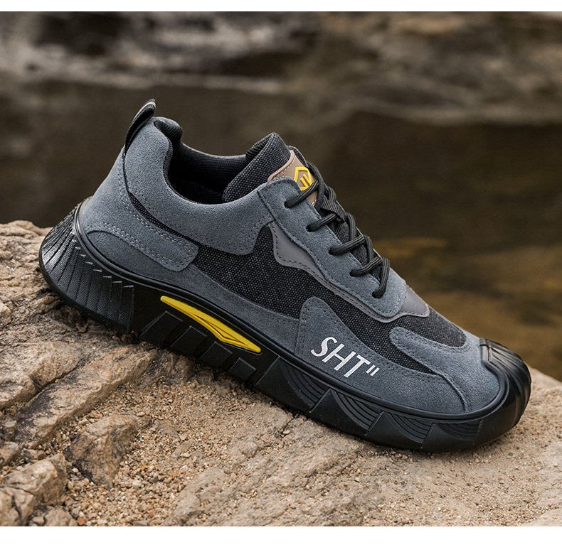 Chaussures casual pour hommes respirantes à lacets style color-block detail 13
