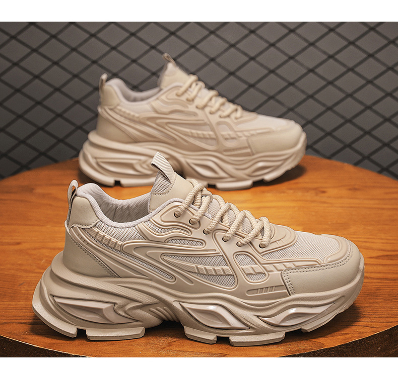 Atmungsaktive Plateau-Sneaker für Herren mit Dämpfung detail 9