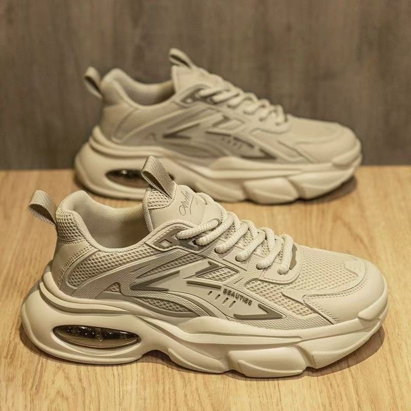 Baskets compensées chunky respirantes en maille pour femme 3