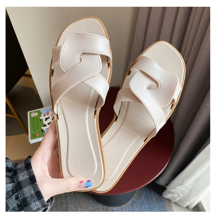 Leichte flache Pantoletten für Damen – Bequeme Sandalen detail 4