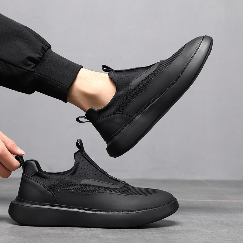 Atmungsaktive Slip-On-Freizeitschuhe aus Mesh für Herren 5
