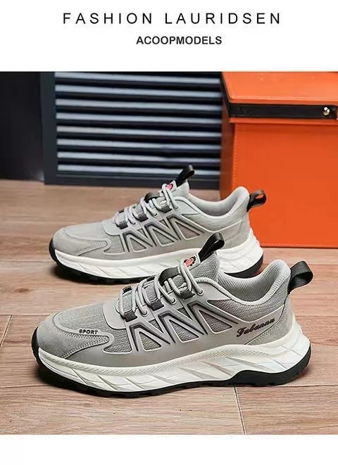 Atmungsaktive, gedämpfte Schnür-Sneaker für Herren detail 2