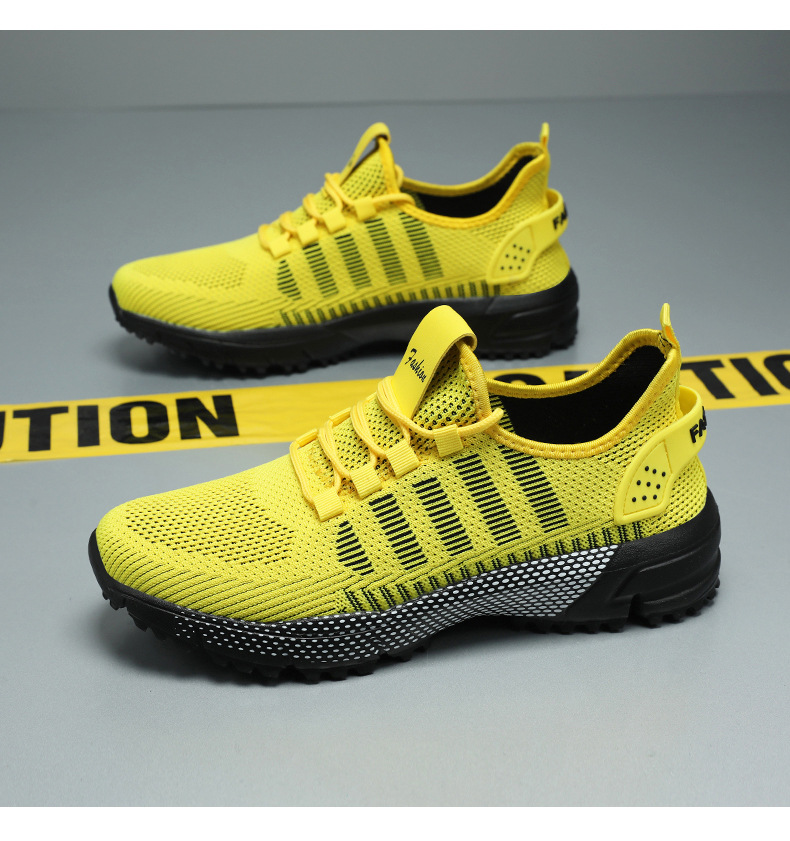 Scarpe da corsa da uomo in mesh traspirante e leggere con lacci detail 16