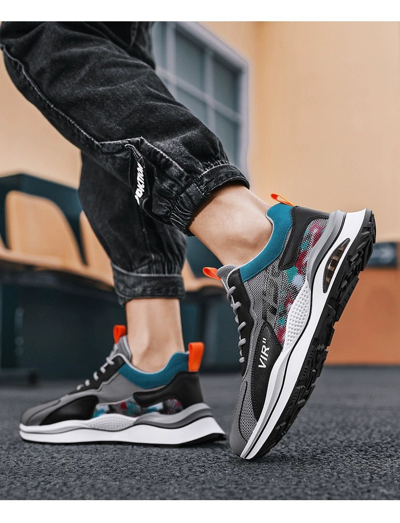 Atmungsaktive Herren-Sportschuhe mit Schnürung & Dämpfung detail 9