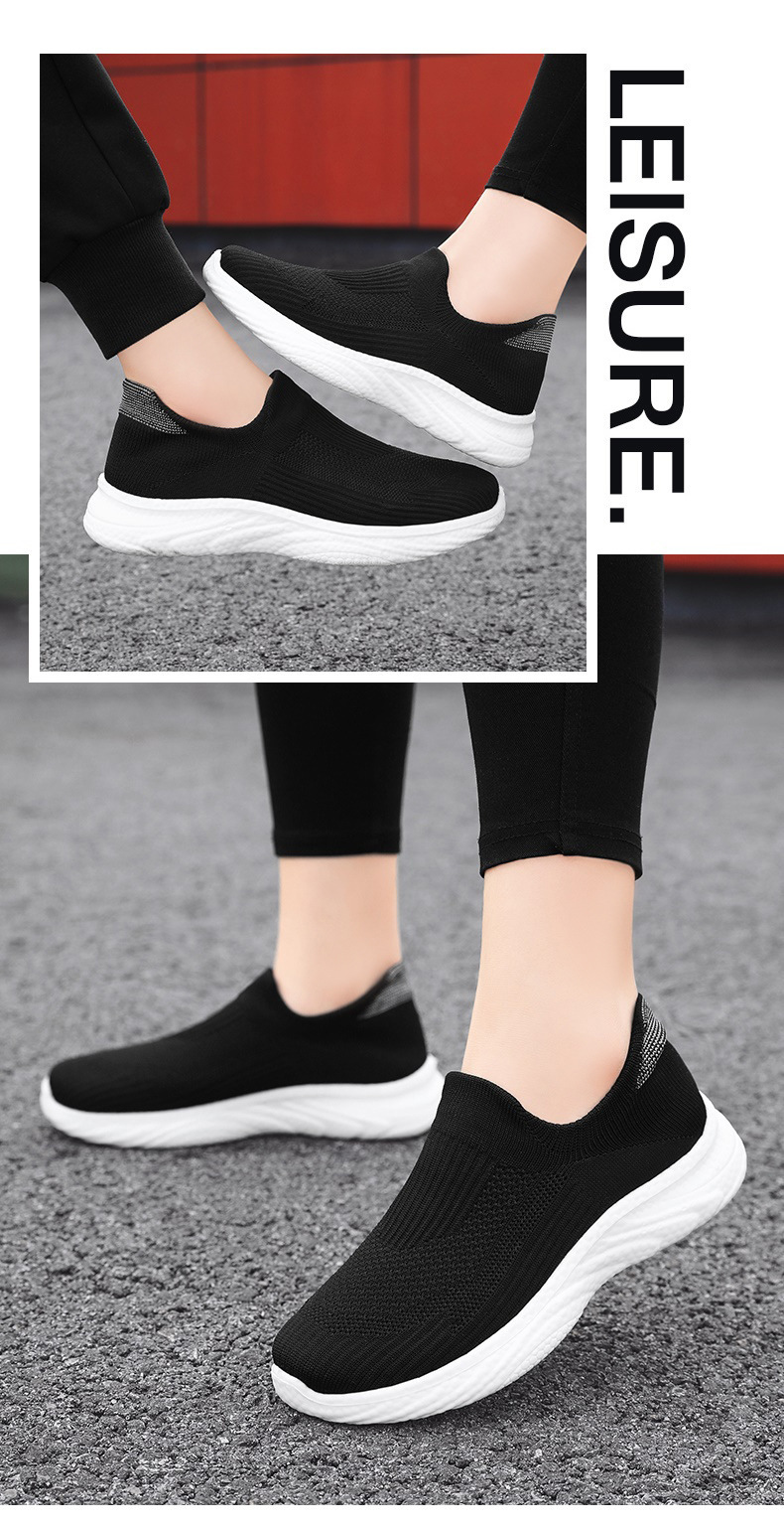 Ademende lichte instap casual schoenen voor dames detail 14