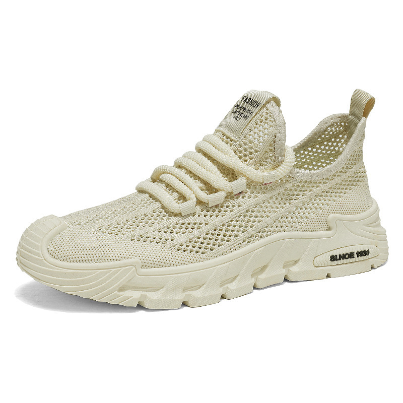 Chaussures casual pour homme en mesh respirant à semelle plateforme 6