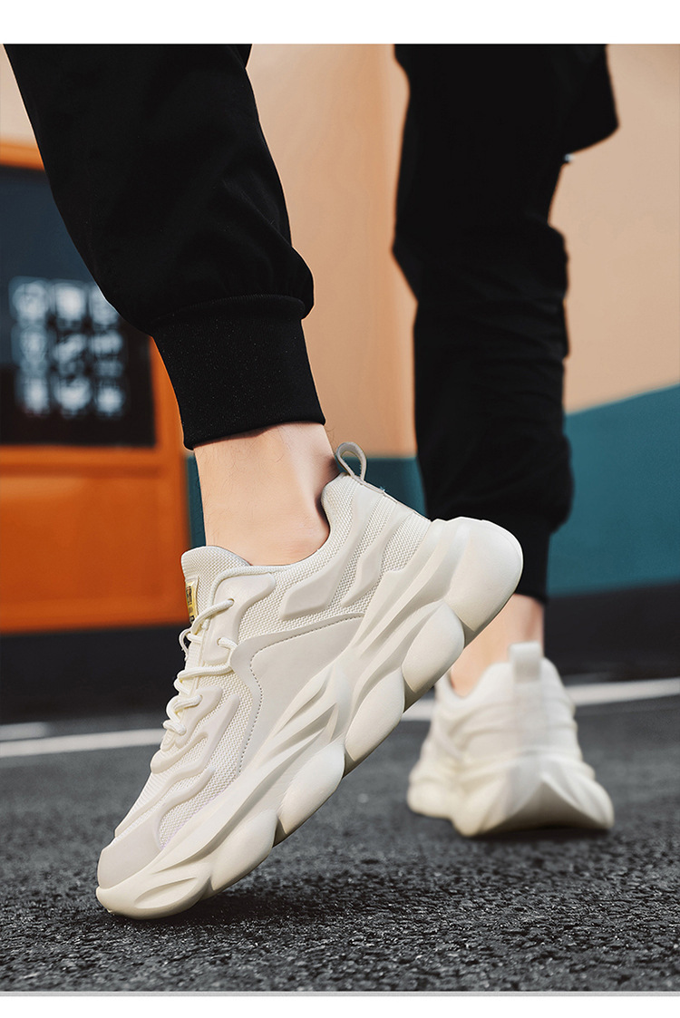 Men's Breathable Cushioned Platform Casual Shoes detail 4