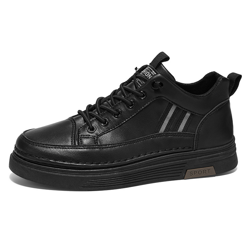 Rutschfeste PU-Leder-Freizeitschuhe für Herren 6