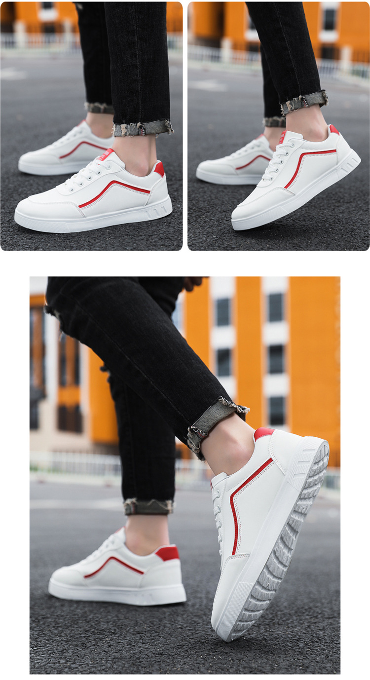Men's Colorblock Lace-Up Casual Shoes detail 8