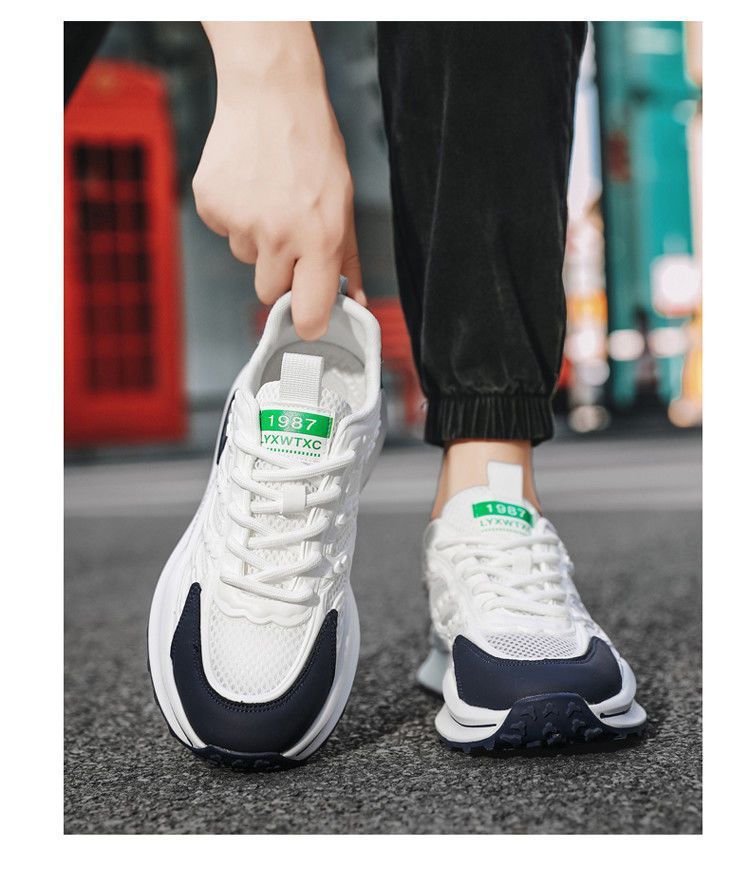 Scarpe sportive da uomo in mesh traspirante e ammortizzate detail 5