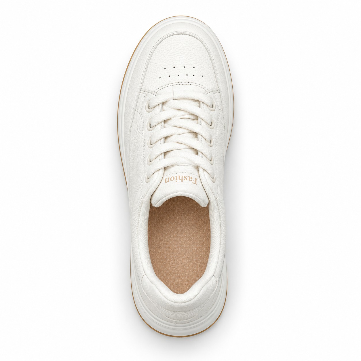 Unisex Full-Grain Leather Platform Lace-Up Casual Shoes 5