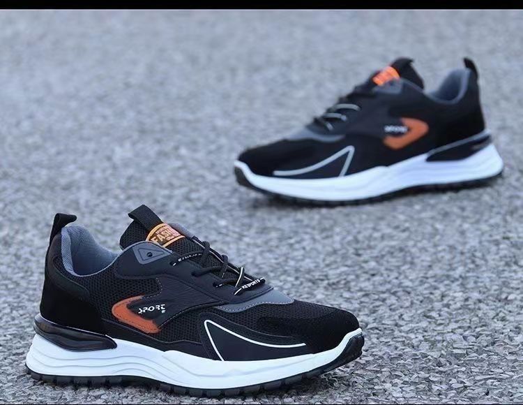 Atmungsaktive gedämpfte Sportschuhe für Herren aus Mesh detail 1