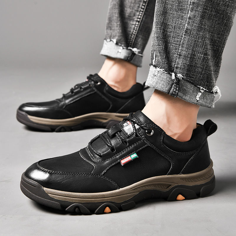 Men's Non-Slip PU Leather Outdoor Casual Shoes 3
