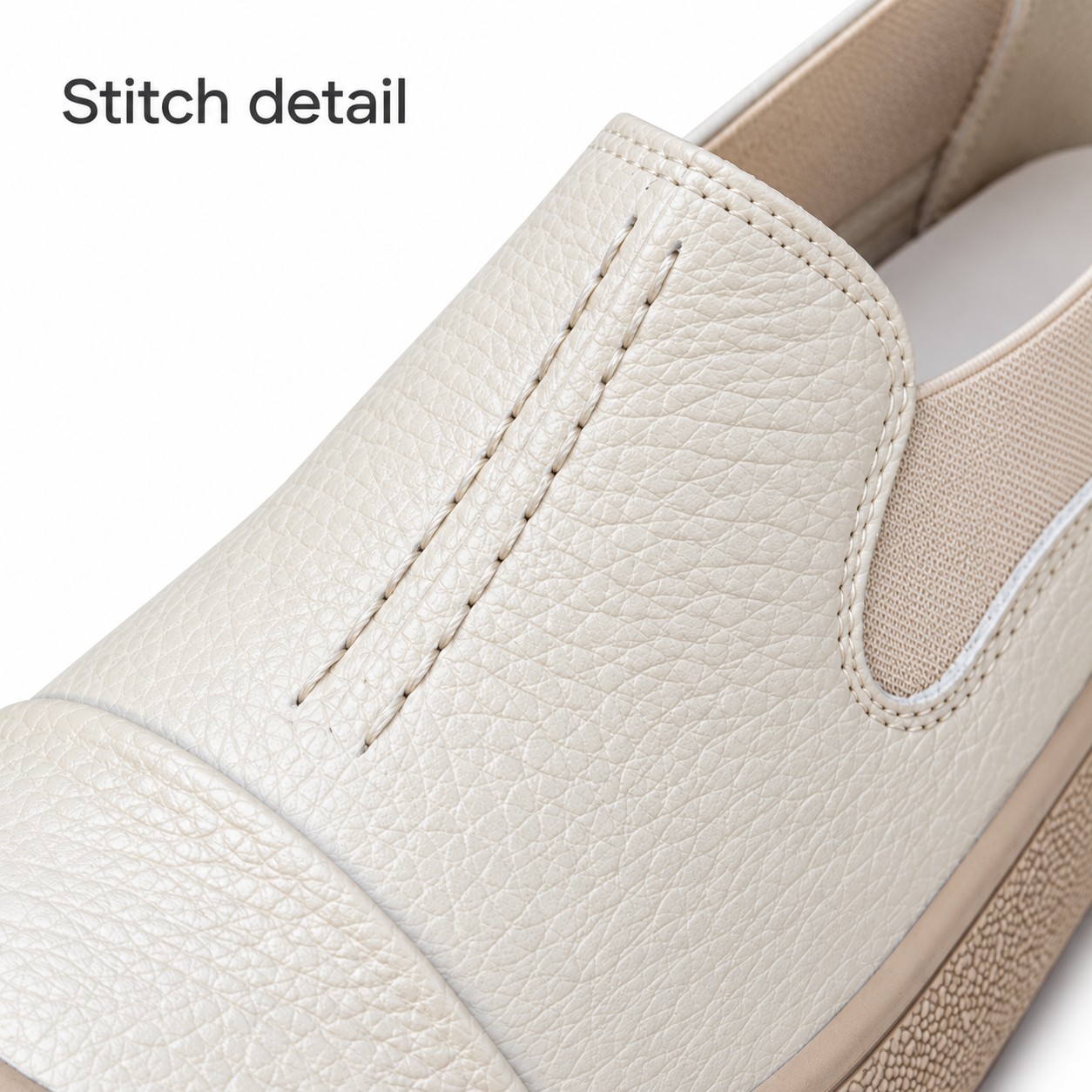 Women's Full-Grain Leather Wide Toe Box Slip-On Casual Shoes detail 2