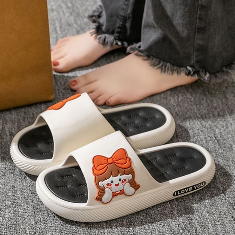Women's Cushioned Platform Open-Toe Slippers 5