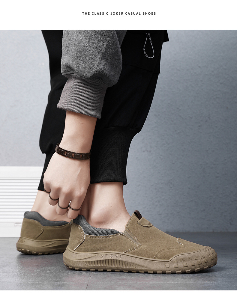 Rutschfeste Herren-Freizeitschuhe zum Hineinschlüpfen detail 5