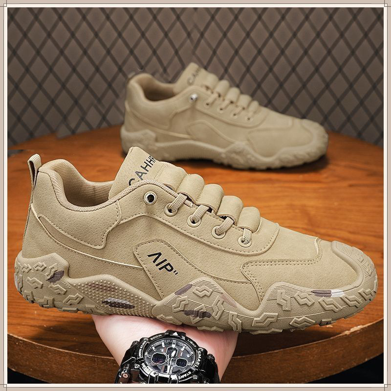 Rutschfeste Herren-Freizeitschuhe mit Schnürung für draußen 2