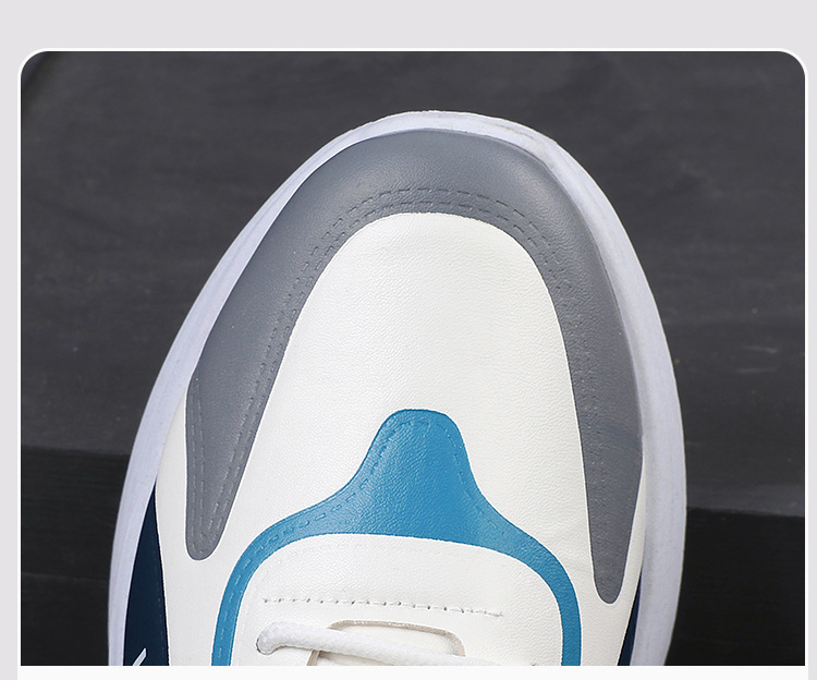 Men's Colorblock Cushioned Lace-Up Casual Sneakers detail 3