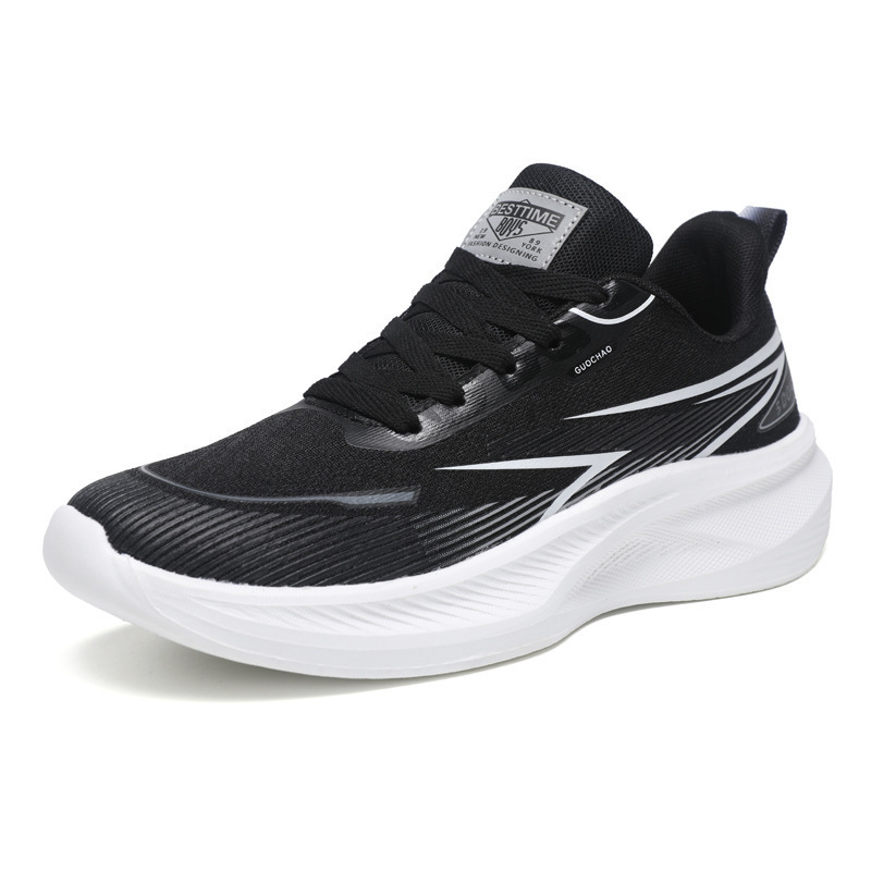 Atmungsaktive gedämpfte Herren-Laufschuhe mit Schnürung 6
