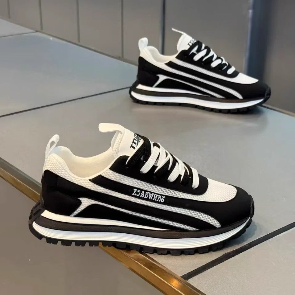 Unisex Breathable Mesh Colorblock Sneakers 5