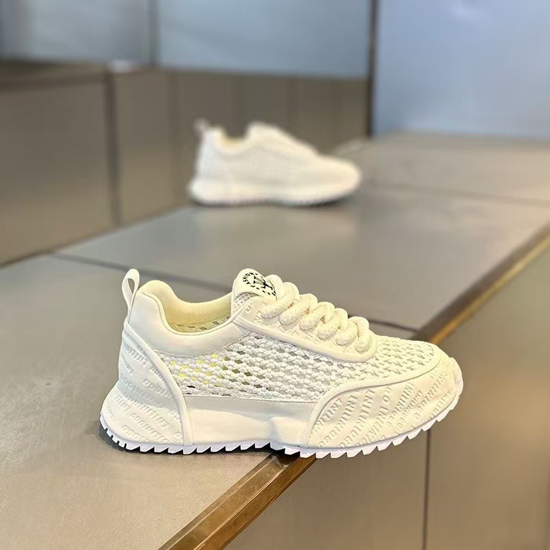 Women's Breathable Mesh Platform Sneakers detail 9
