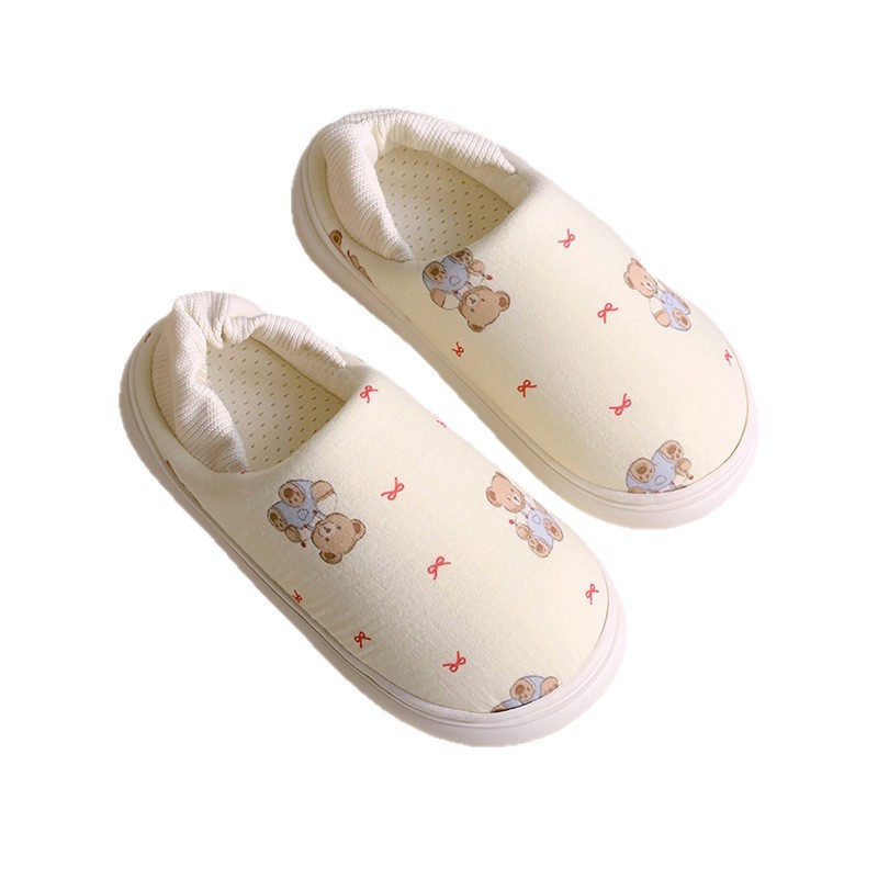 Pantofole slip-on da donna in morbido cotone 6