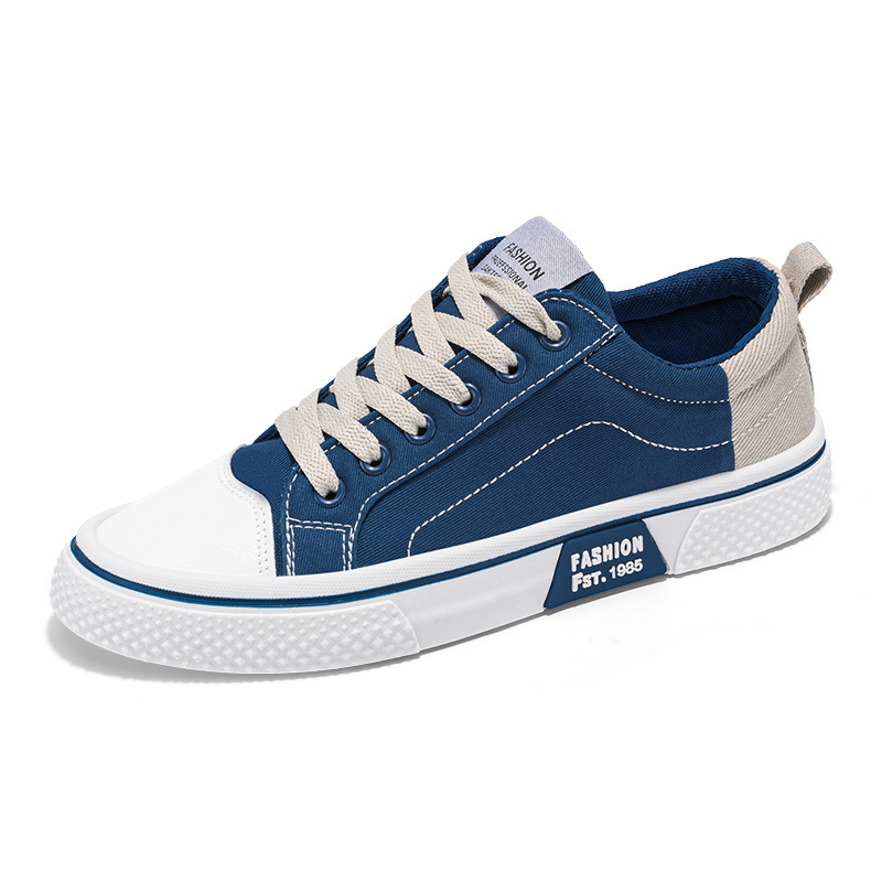 Atmungsaktive Herren-Freizeitschuhe aus Canvas mit Schnürung 6