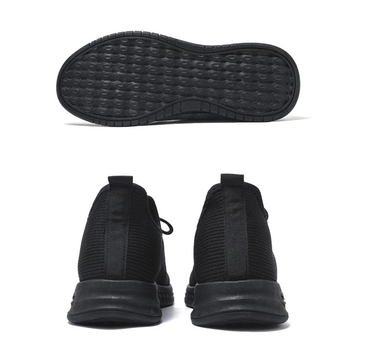 Lichte ademende gebreide hardloopschoenen voor heren detail 11