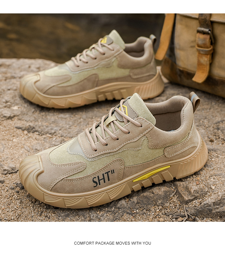 Chaussures casual pour hommes respirantes à lacets style color-block detail 12