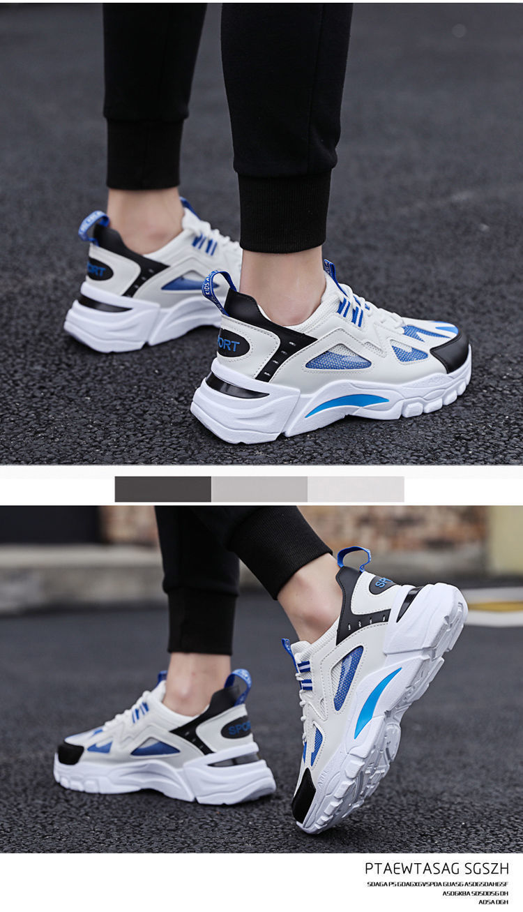 Zapatillas de deporte casuales de plataforma y transpirables para hombre detail 2