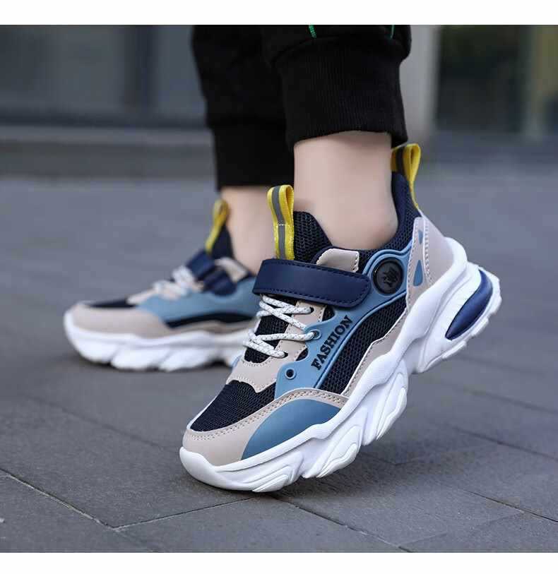 Atmungsaktive gedämpfte Laufschuhe für Kinder aus Mesh detail 4