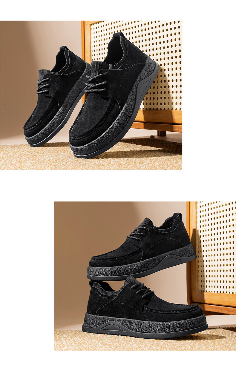 Men's Suede Cushioned Slip-On Casual Shoes detail 10