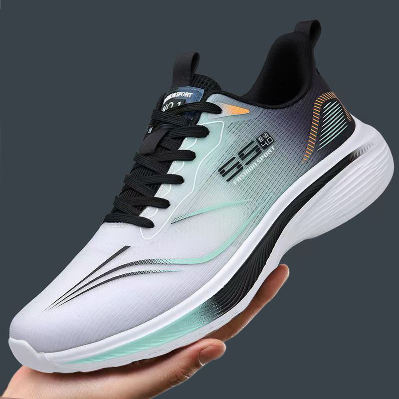 Scarpe da corsa traspiranti e ammortizzate da uomo in mesh