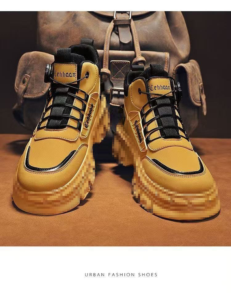Stivali outdoor antiscivolo da uomo in pelle PU detail 14