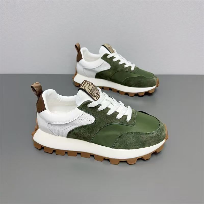 Zapatillas de deporte casuales unisex con plataforma y cordones retro detail 6