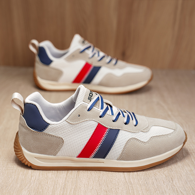 Atmungsaktive Herren-Sneaker aus Mesh mit Colorblock