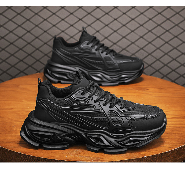Atmungsaktive Plateau-Sneaker für Herren mit Dämpfung detail 11