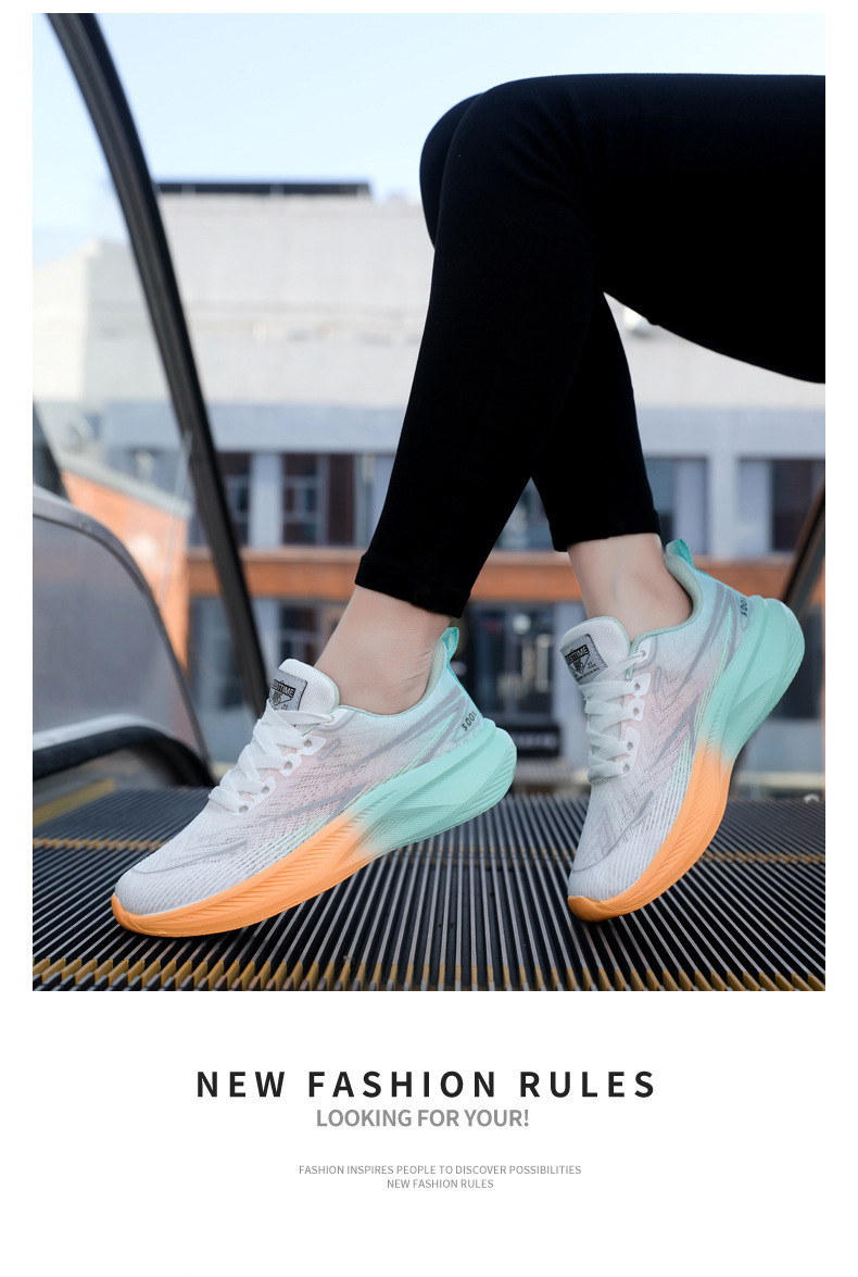 Atmungsaktive gedämpfte Herren-Laufschuhe mit Schnürung detail 8