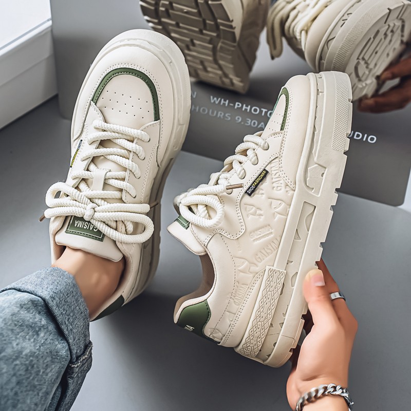 Chaussures casual à plateforme chunky à lacets pour hommes 6